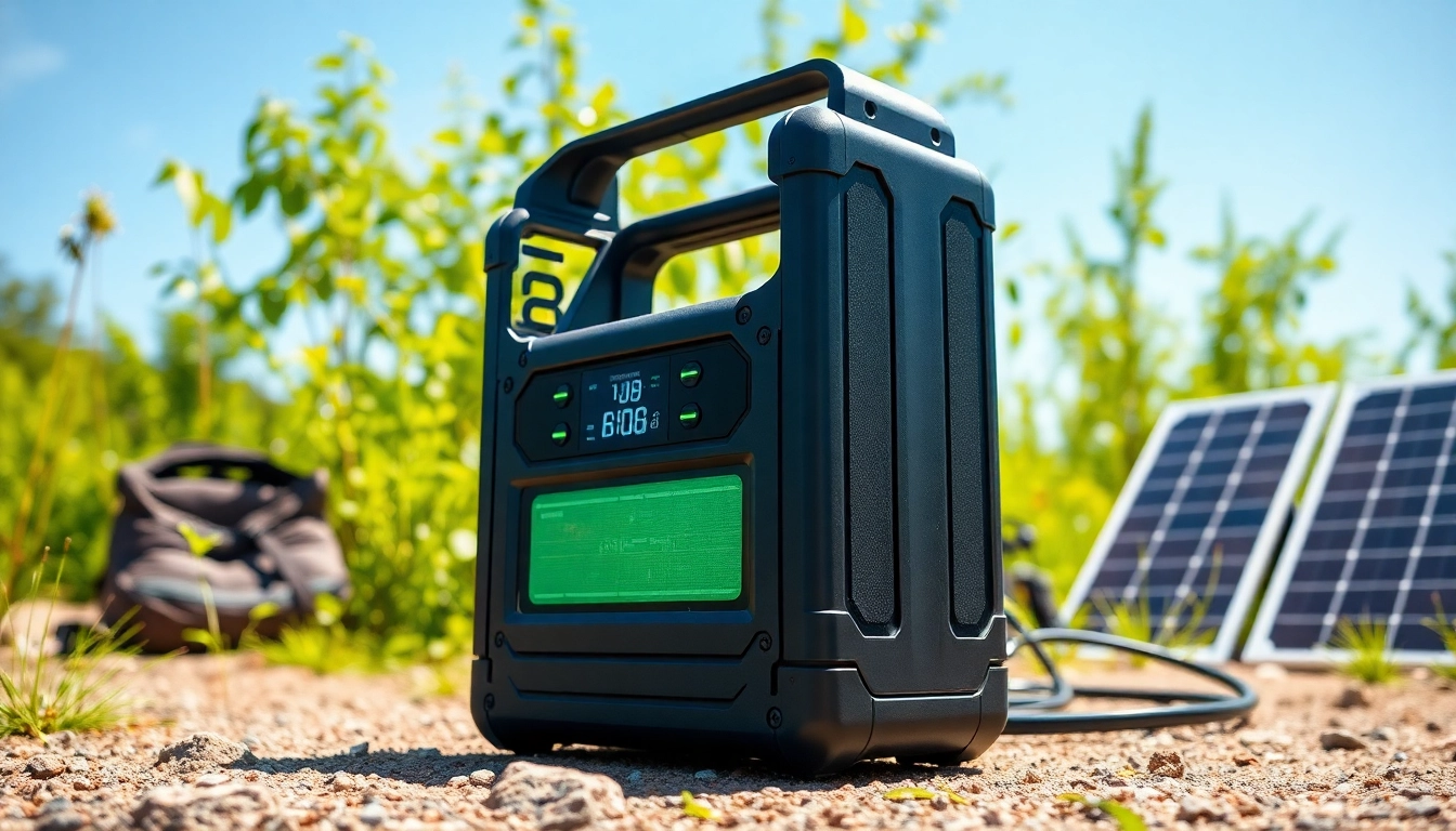 Utilizing EcoFlow portable power station in an outdoor adventure setting.