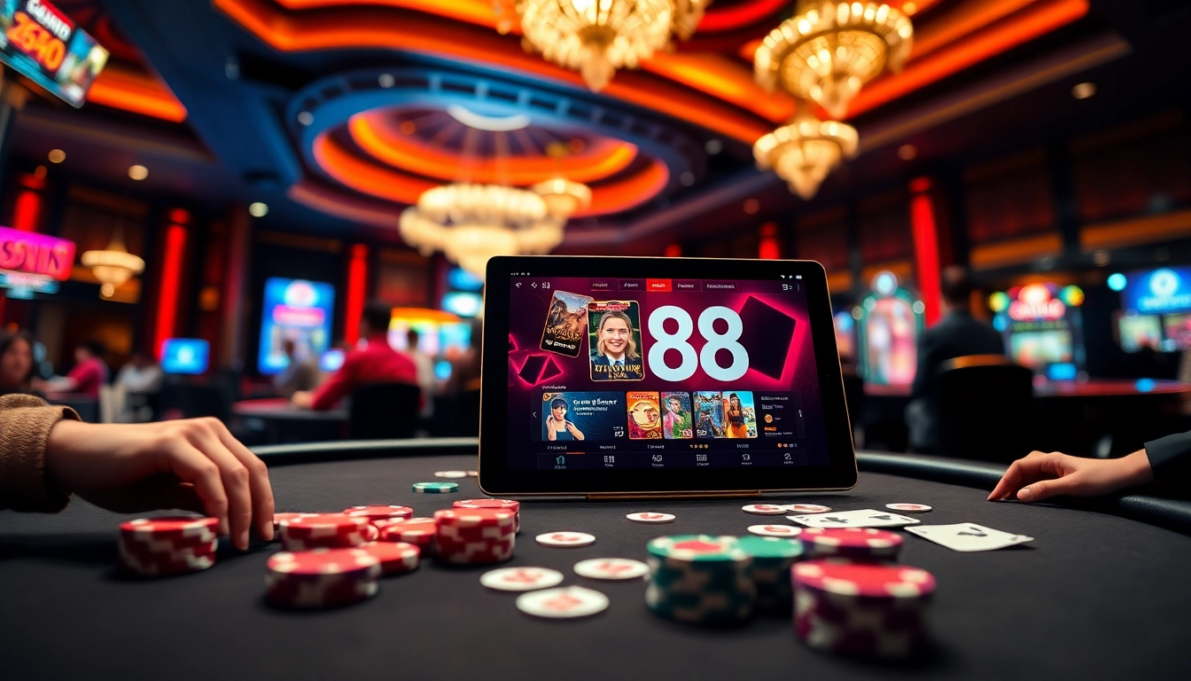 Experience thrilling gambling at Hu88 with vibrant tables and engaging gameplay.