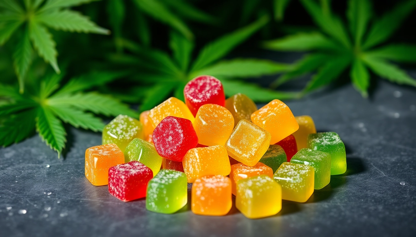Explore the strongest THC gummies London featuring vibrant colors and textures for effective relief.