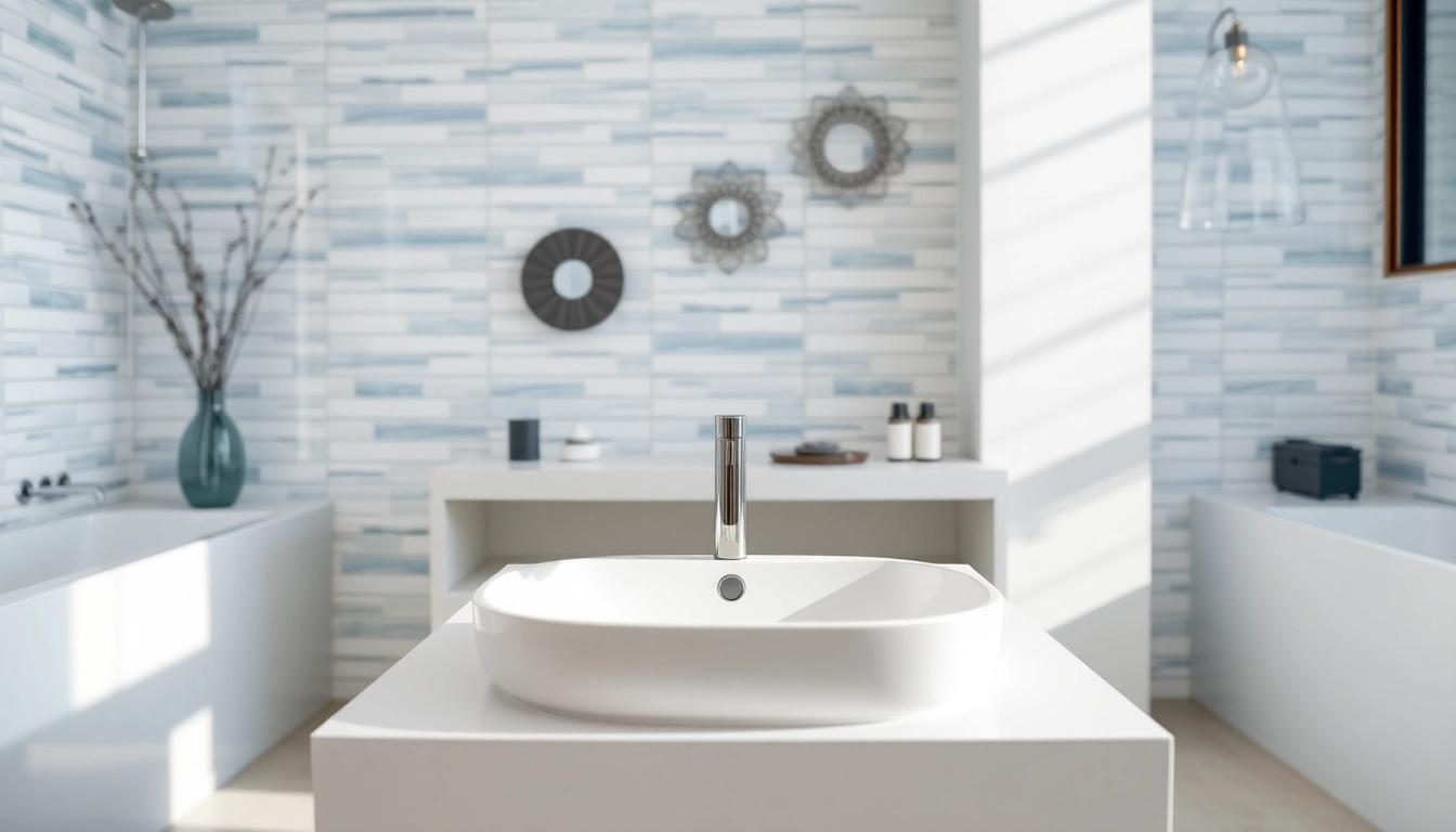 Erleben Sie die Qualität von sonni sanitär in einem eleganten Badezimmer mit stilvollem Waschbecken.