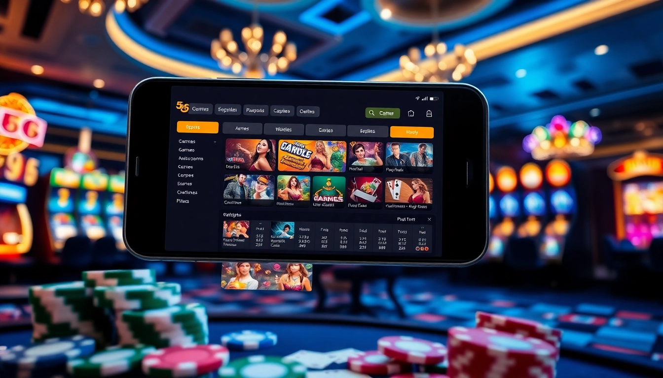 Enjoy a vibrant online gaming experience at 566 with modern mobile app interface.