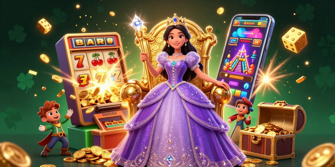 Experience the thrill of 88M casino games with a lively illustration showcasing a jackpot and enchanting elements.