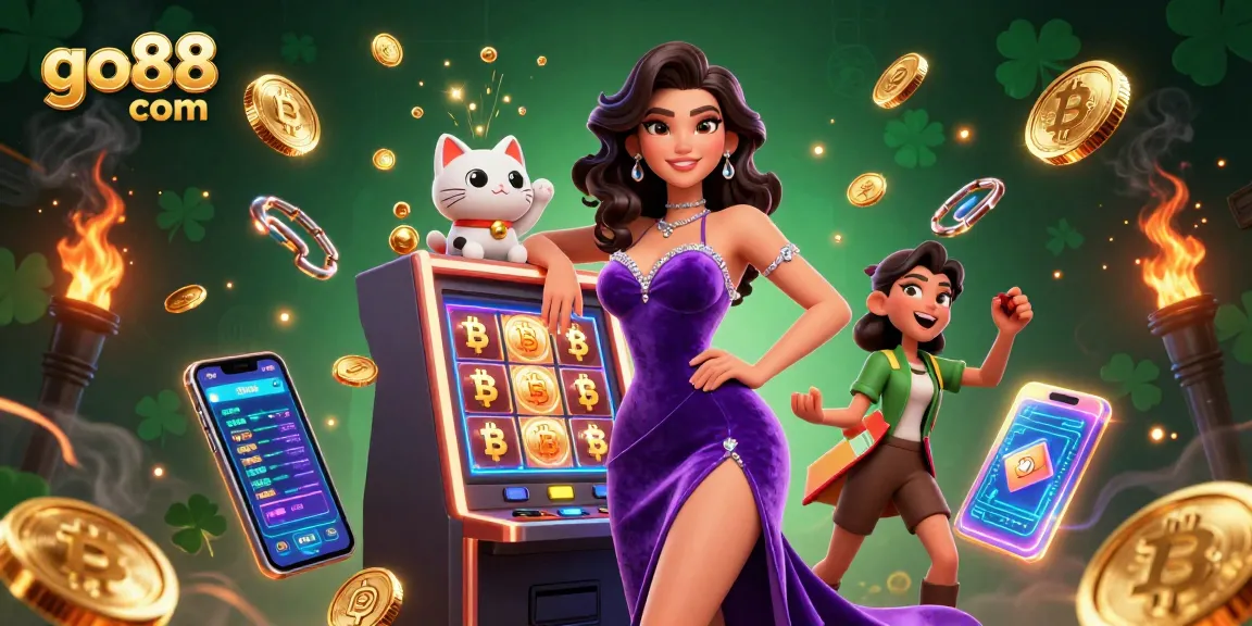 Experience the thrill of winning at go88 com with vibrant casino action and a stunning jackpot scene.