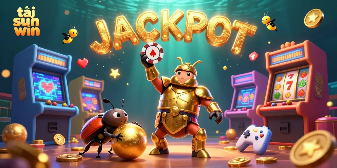 Win big with tải sun win in this vibrant casino-themed 3D artwork featuring a winning beetle.