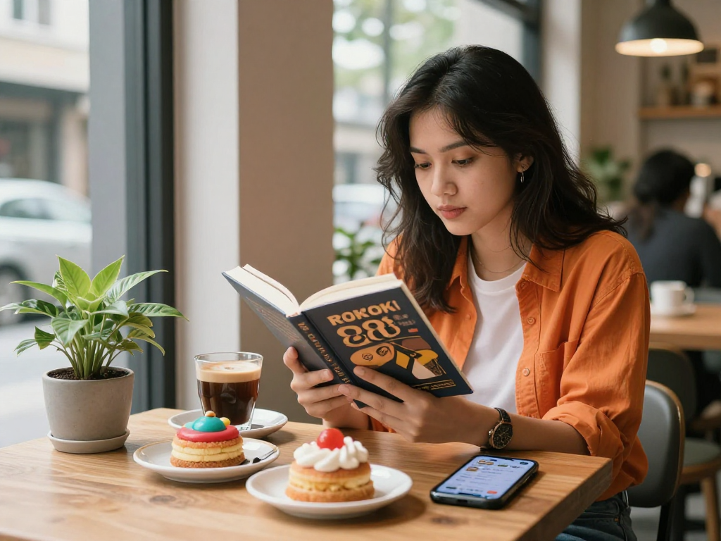 Discover rokok 88 in a cozy urban café setting with engaging ambiance.