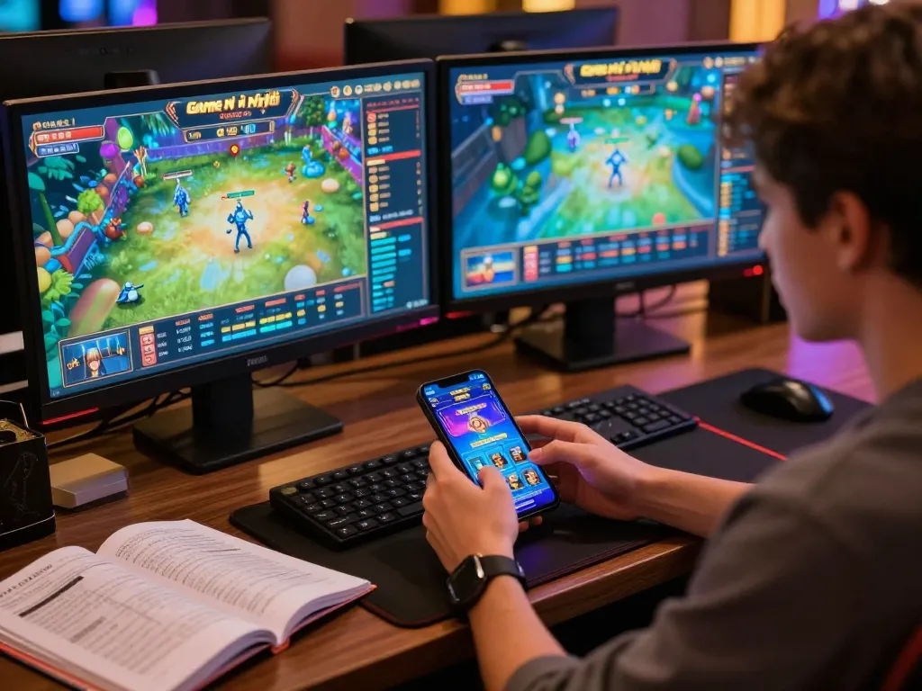 Engaging in Game nổ hũ đổi thưởng on mobile device, showcasing a vibrant online casino