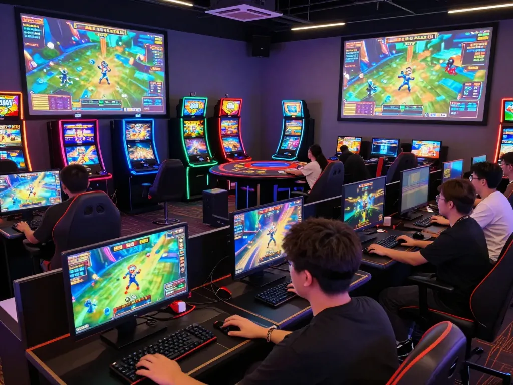 Engaged players enjoying games at 789club with immersive graphics and lively atmosphere.