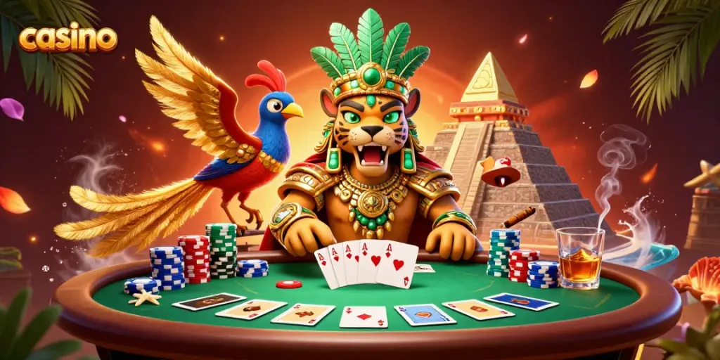 Experience the thrill of the casino with vibrant characters and dynamic gaming elements.