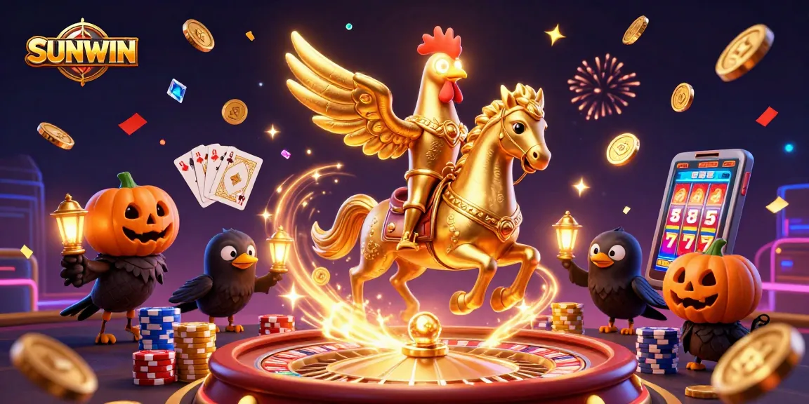 SUNWIN offers immersive gaming experiences with vibrant casino elements and lively characters.