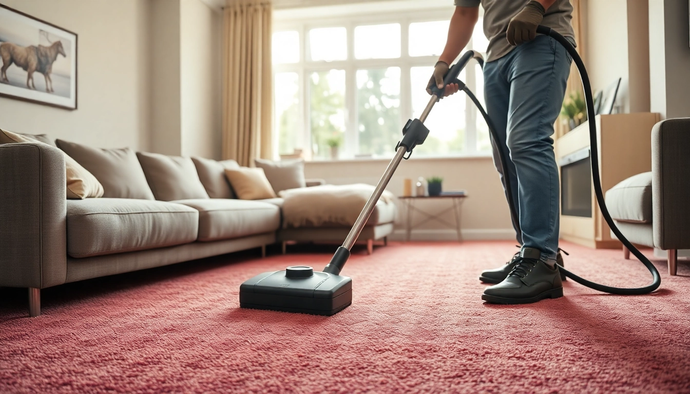 Transform carpets with expert carpet cleaning in Glasgow showcasing an inviting living room.