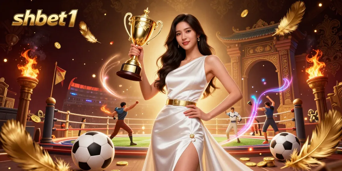 Experience thrilling sports betting excitement with shbet1's vibrant casino illustration.