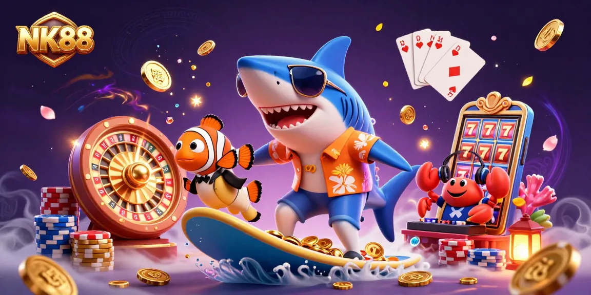 Navigating the thrilling waves of gambling with NK88's exciting casino games and bonuses.