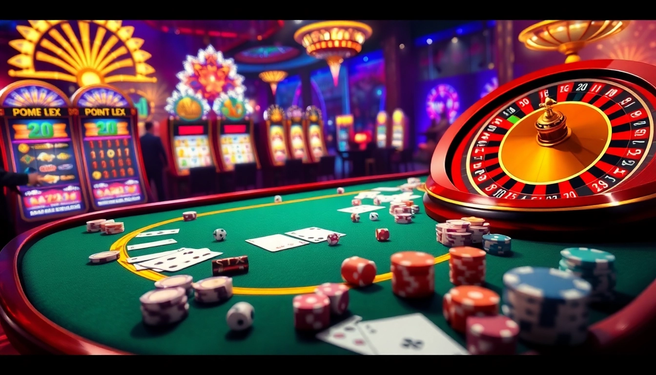 Engaging players experience diverse gambling games at bk8's luxurious casino environment.
