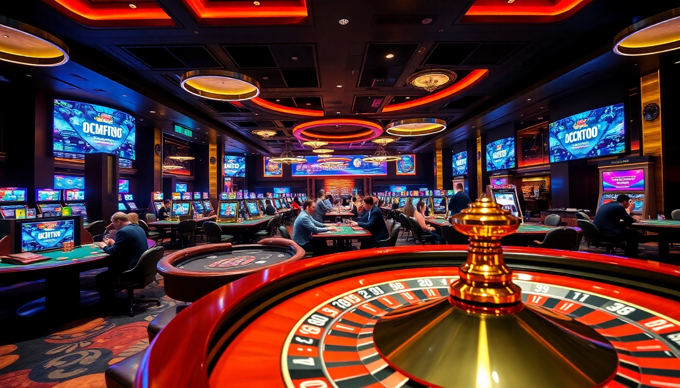 Experience thrilling gambling at dom88.us.com with exciting poker and roulette in a luxurious casino scene.