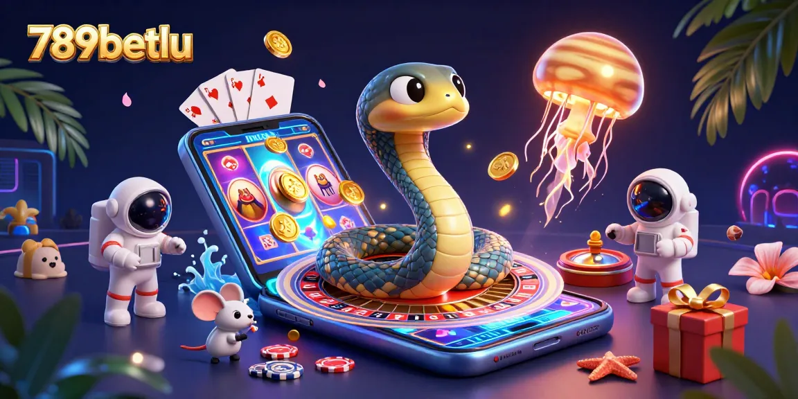 Engage in thrilling bets with 789betlu under the cosmic casino of Saturn's rings and a golden jellyfish dealer.