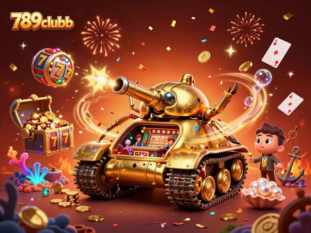 Experience the thrill of 789clubb with a festive casino tank bursting with color and excitement.