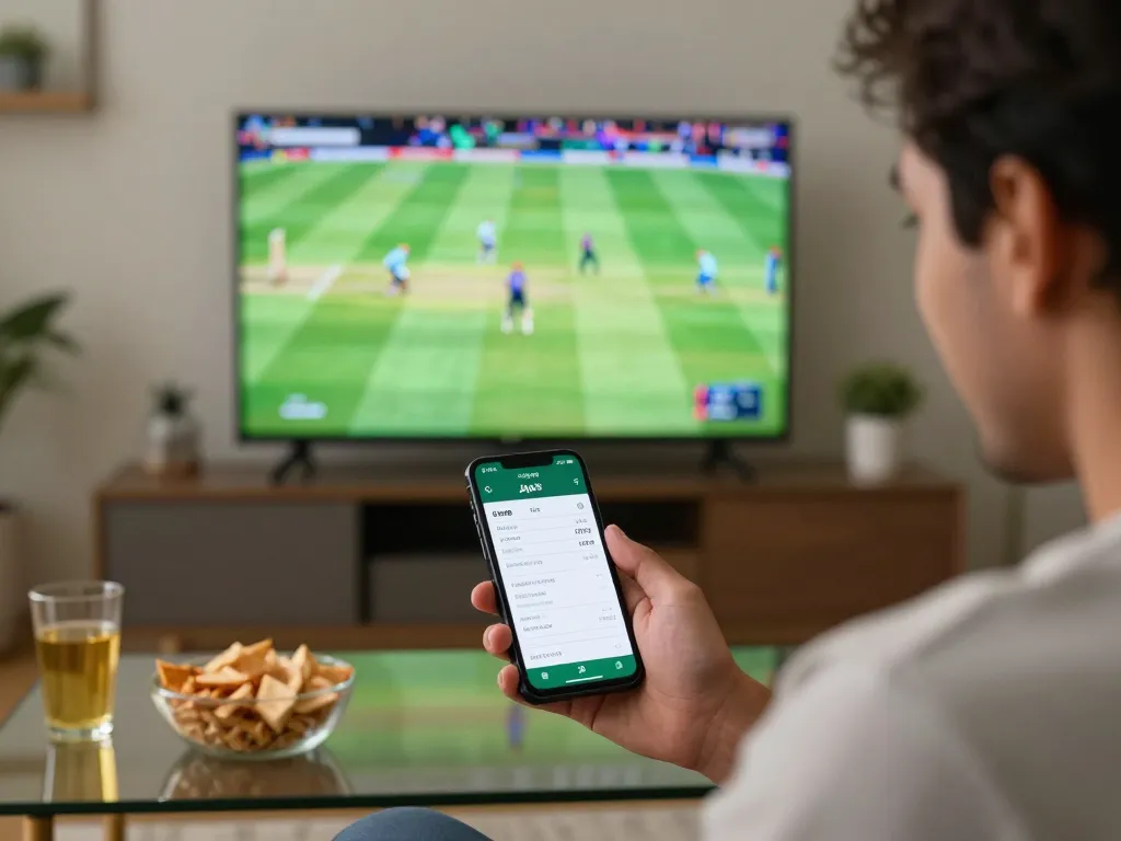 Betting on joya9 best cricket through the mobile app during a live match for increased excitement