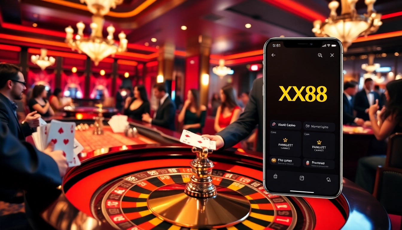 Experience thrilling gambling at https://xx88.se.net/ with a vibrant roulette table and professional dealers.