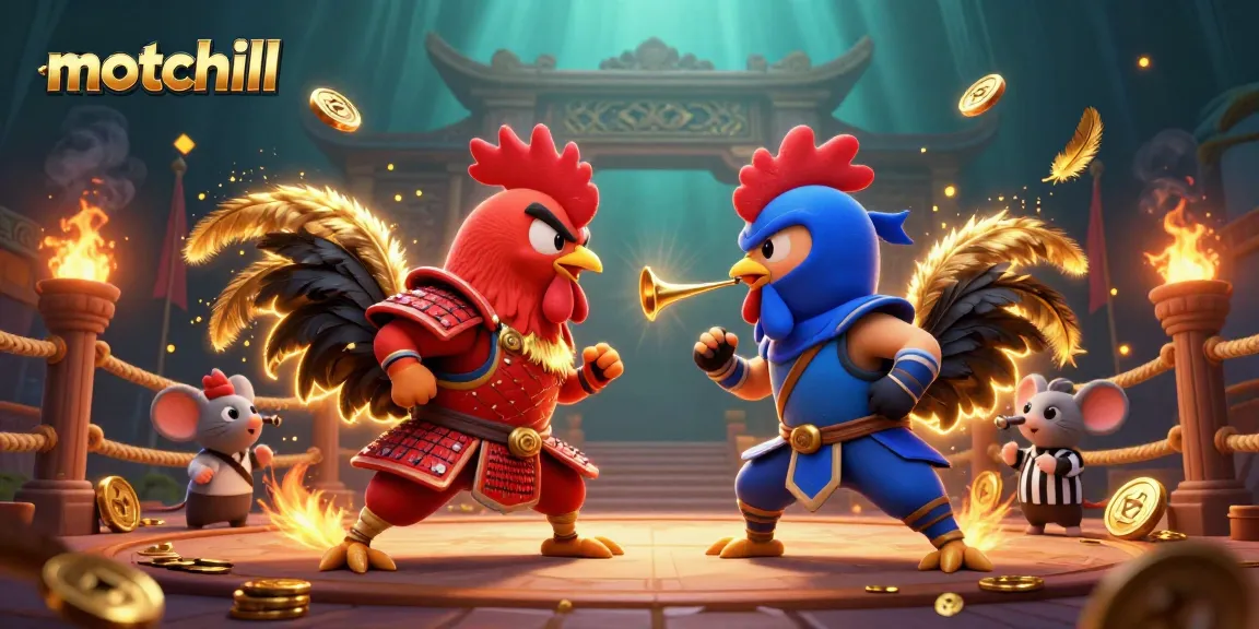 Experience thrilling action on motchill with competitive cockfighting characters battling for glory.