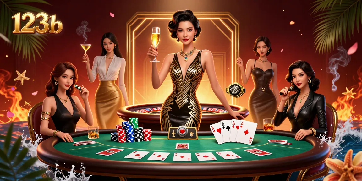 Experience the thrill of 123b with elegant casino elements and a striking atmosphere.