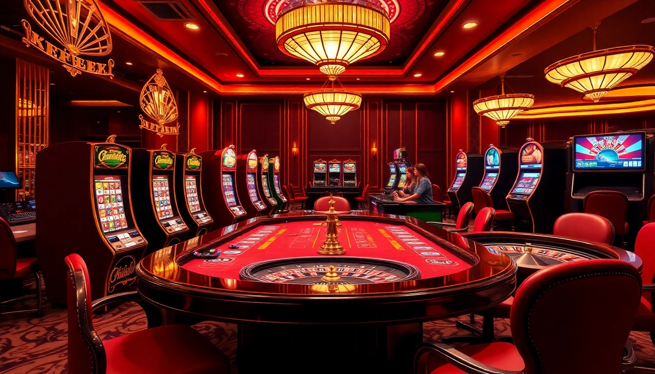 Experience thrilling action at the tables with excitement from https://tt88a.uk.com/ in a vibrant casino scene.