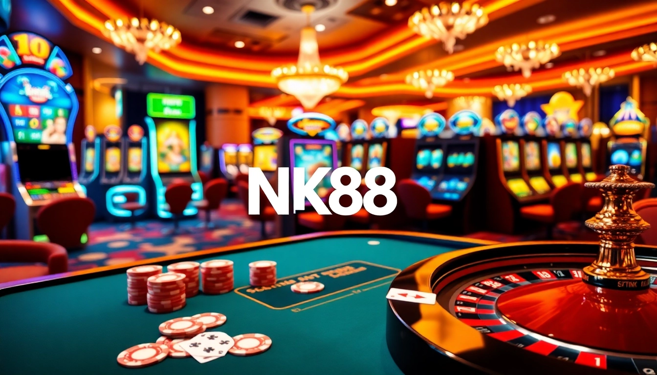 Experience thrilling bets and winning strategies at NK88's high-end casino.