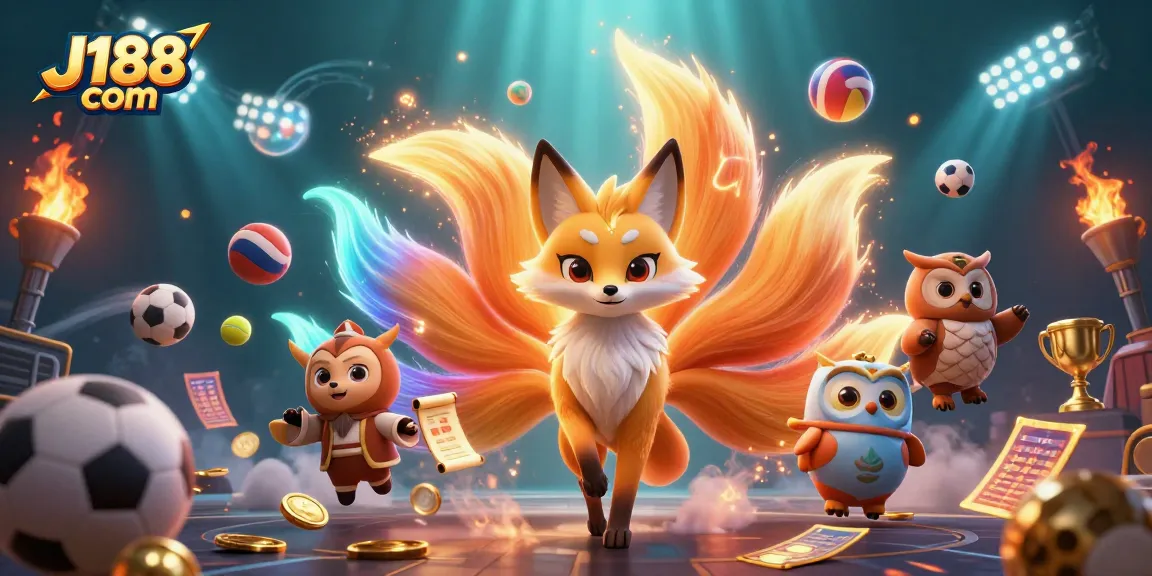 Engage in thrilling betting at J188 com with vibrant spirit orbs and dynamic casino elements.