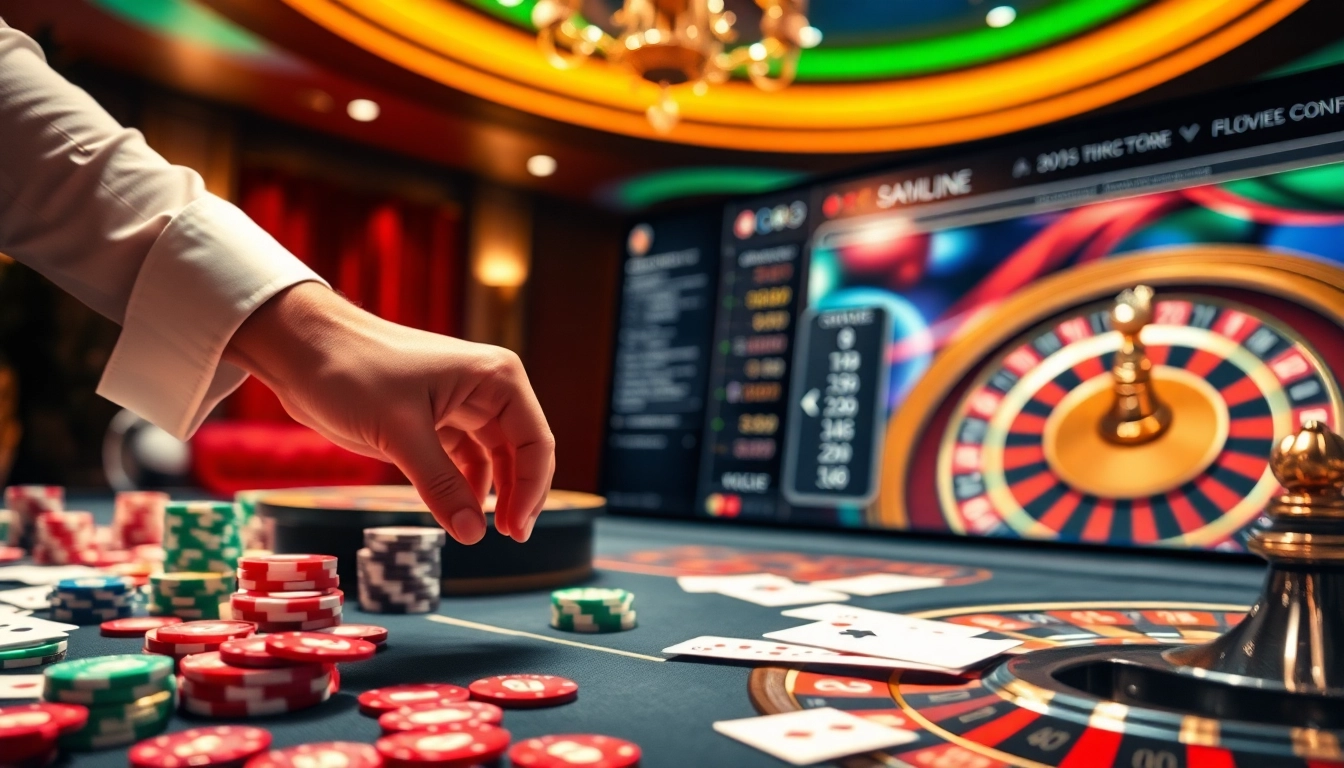 Experience the excitement of gambling at rikvip.gb.net with vibrant game visuals and engaging casino atmosphere.