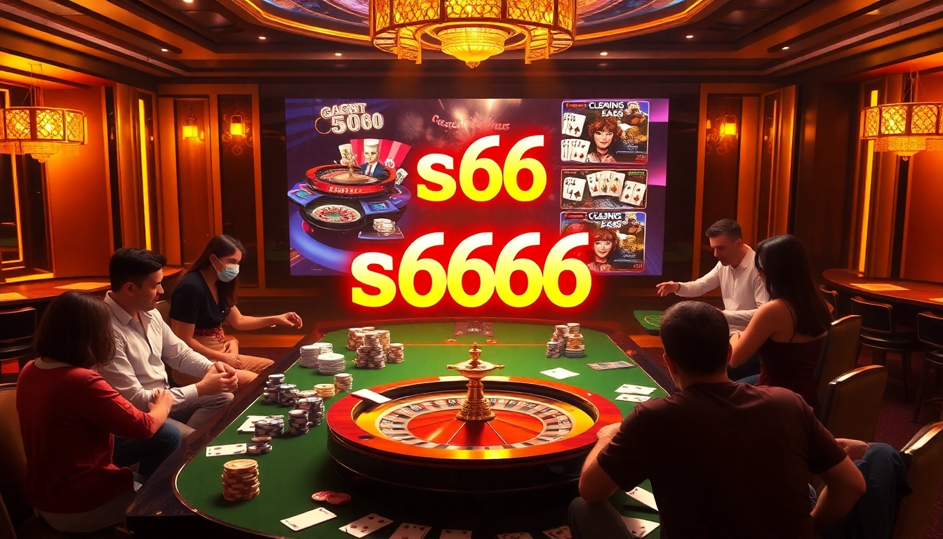 Experience thrilling gameplay with the app s666 at a luxurious casino table filled with excitement.