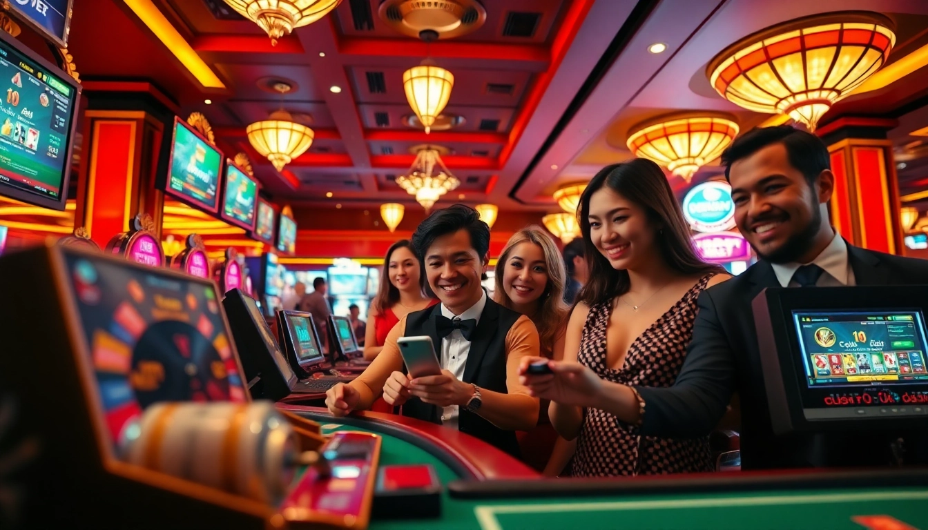 Experience the thrilling atmosphere of winvn88.live as players enjoy immersive online gambling.